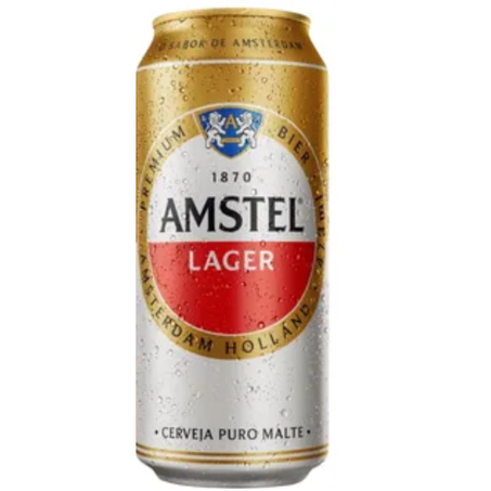 Cerveja latao 473ml amstel un