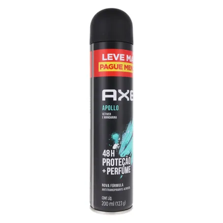 Desodorante axe masculino apollo vetiver e mandarina aerossol 200ml 360-32
