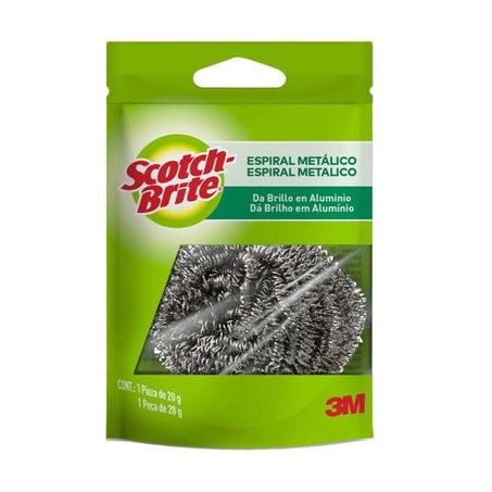 Esponja espiral metalica scotch brite un