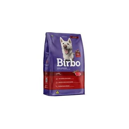 Racao birbo cao adulto carne 1kg un