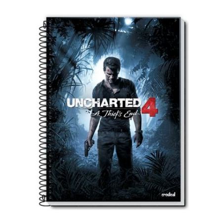 Caderno credeal c/d uncharted 96fls