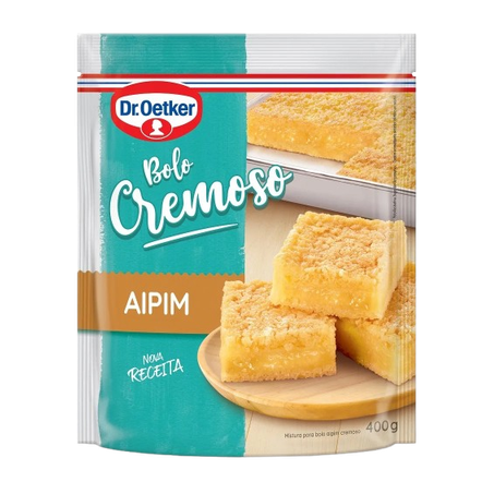 Bolo dr oetker cremoso aipim 400g