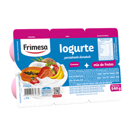 Iogurte mix frutas 540g frimesa