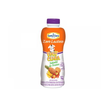 Bebida Láctea Zero Lactose Santa Clara Salada de Frutas 1l