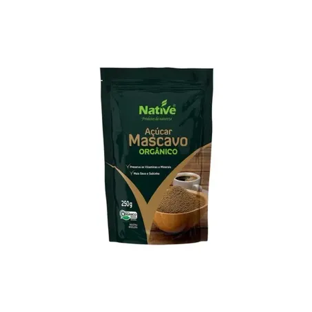 ACUCAR ORGANICO MASCAVO 250G