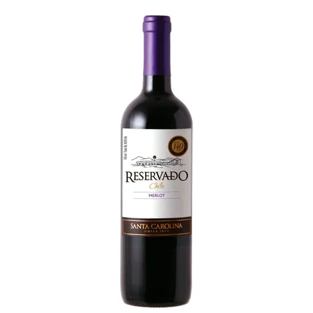 Vinho tinto chileno santa carolina merlot 750ml