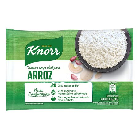 TEMPERO EM PÓ PARA ARROZ KNORR