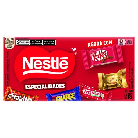 Bombom Nestle 220g Sortidos Especialidades