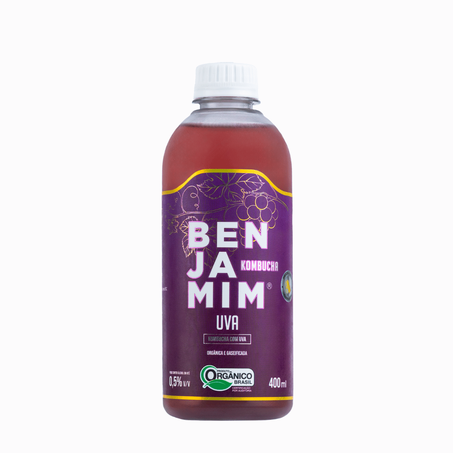 KOMBUCHA ORG UVA  400ML - BENJAMIM
