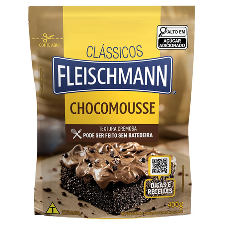 Mistura para Bolo Fleischmann 400g - Chocomousse