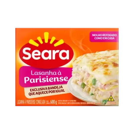 Lasanha Seara 600g Frango a Parisiense