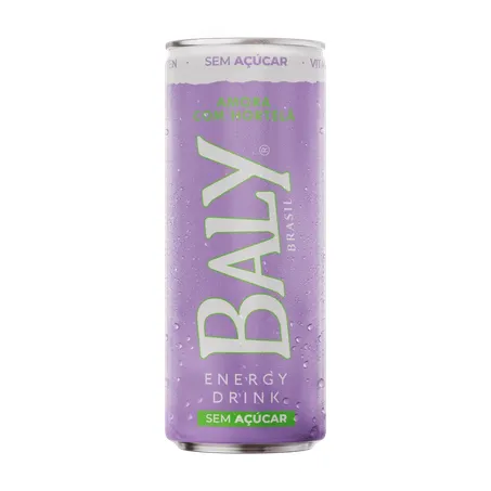 Energetico Baly 250ml Sem Acucar Amora Com Hortela