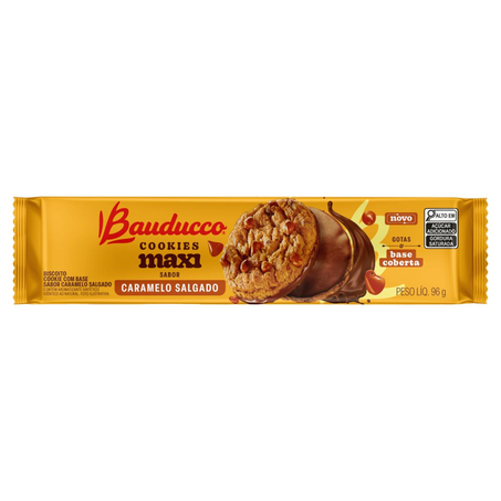 Cookie Bauducco 96g - Maxi - Caramelo Salgado