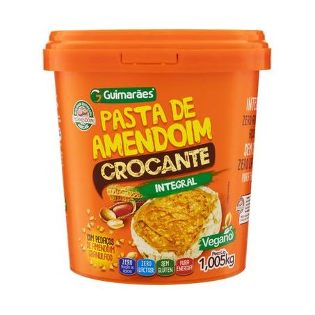 PASTA DE AMENDOIM GUIMARÃES CROCANTE 1,005KG