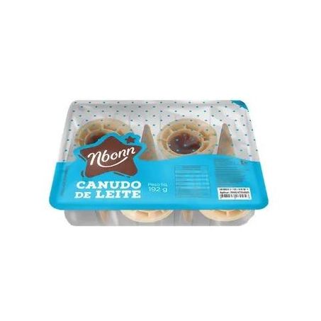 Doce canudo de leite nbonn bandeja 192g