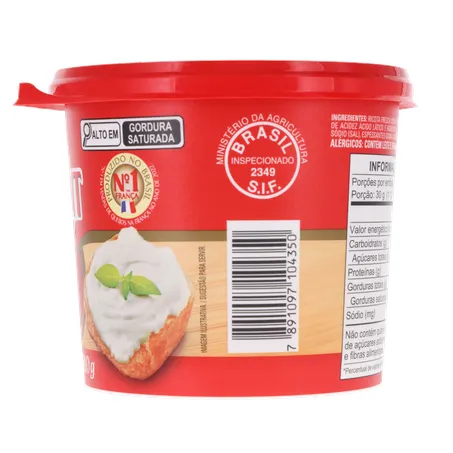 Creme de Queijo Ricota Président 380g 360-1