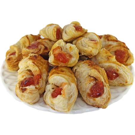 Mini folhado goiabada lanche kg