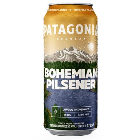 CERVEJA PATAGONIA BOHEMIAN PILSENER LATA