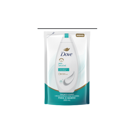 Sabonete liquido dove pele sensivel 200ml