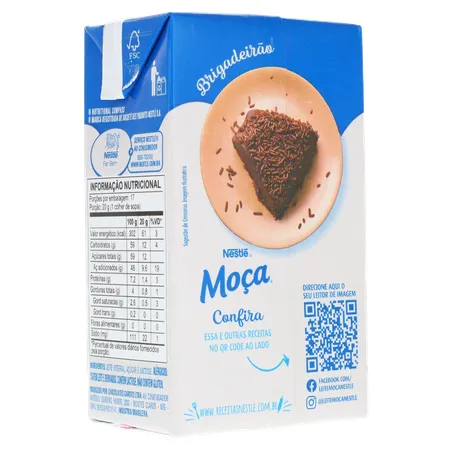Leite Condensado Nestlé Moça Semidesnatado Caixa 340gr 360-14