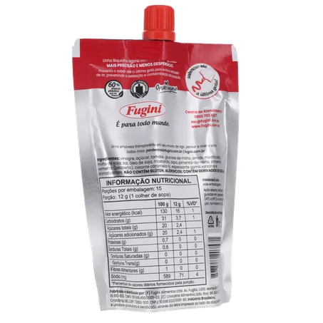 MOLHO FUGINI BARBECUE SACHET 180G 360-16