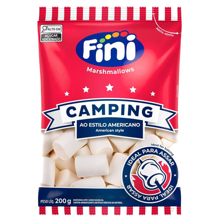 Marshmallow Fini 200g - Camping - Tradicional