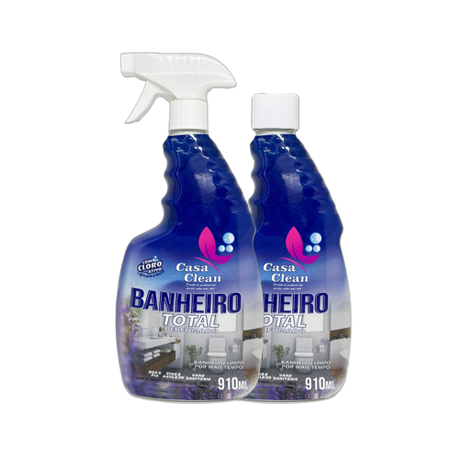 Limpador Casa Clean Banheiro Total Kit 2x1 500ml 
 