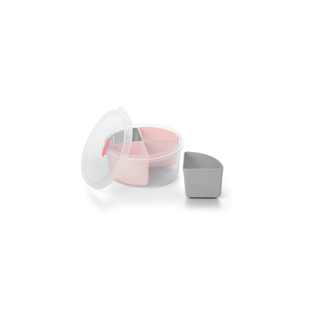 Bowl plasvale marmita 4 divisorias rosa r1453