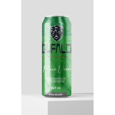 Bebida energética maça bufalo lt 269ml