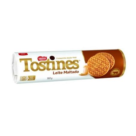 BISC.TOSTINES 160G LEITE MALTADO