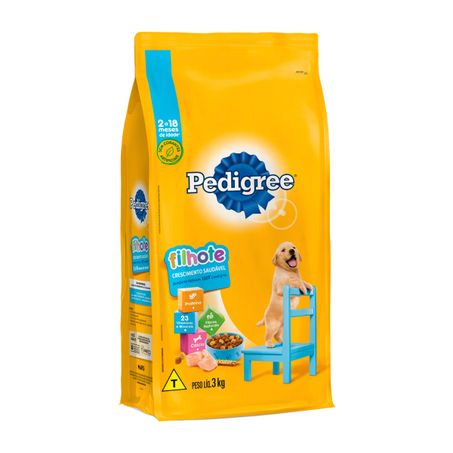 RAÇÃO PARA CÃES FILHOTES RAÇAS MÉDIAS E GRANDES PEDIGREE VITAL PRO 3KG