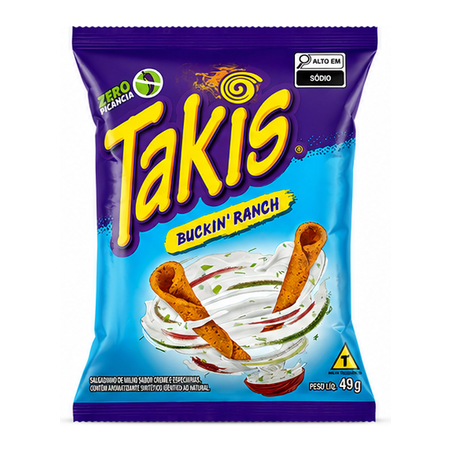 SNACKS TAKIS BUCKIN RANCH CREME 49G