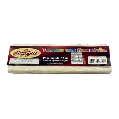Torrone Mega Doce 115g Amendoim