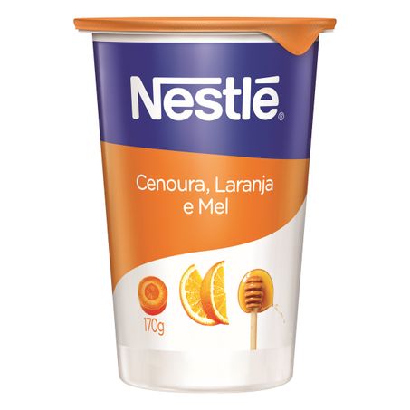 IOGURTE PARCIALMENTE DESNATADO CENOURA, LARANJA E MEL NESTLÉ