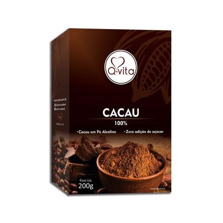 CACAU EM PO ZERO Q VITA 200 G                     