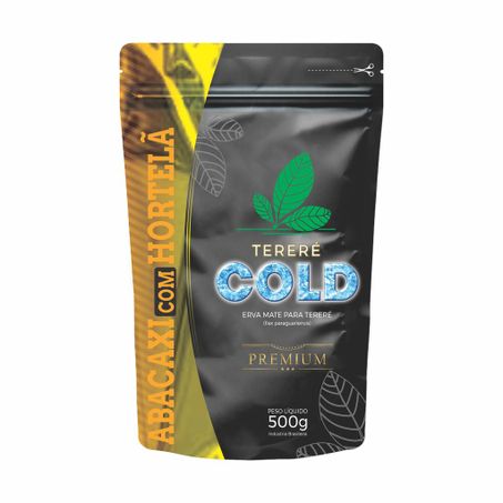 ERVA-MATE PARA TERERÉ COLD PREMIUM ABACAXI COM HORTELÃ 500G