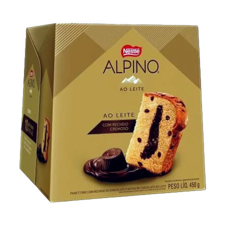 Panettone nestlé chocolate alpino 450g