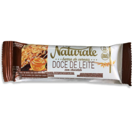 Barra cereal naturale 22g doce de leite com chocolate