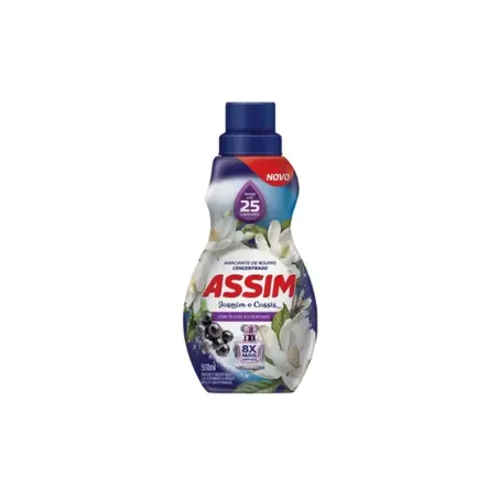 Amaciante Concentrado Assim Jasmim e Cassis 500ml