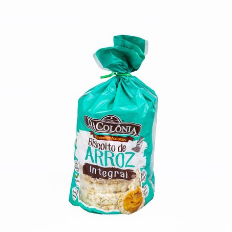 BISCOITO DE ARROZ INTEGRAL 95G DACOLONIA