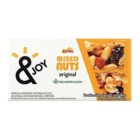 BARRA CER & JOY 60G NUTS ORIGINAL
