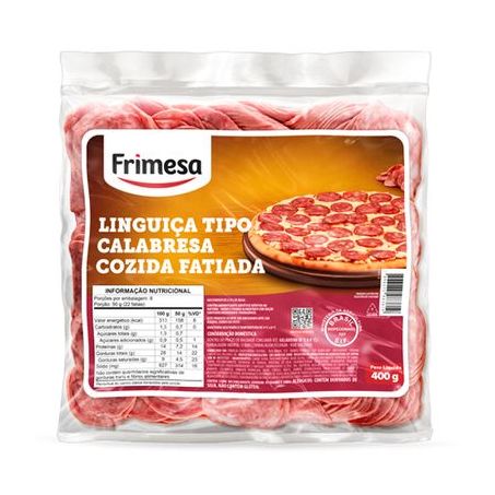 LINGUICA FRIMESA TIPO CALABRESA FAT RESFRIADA 400G