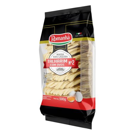 MACARRAO ROMANHA CASEIRO COM OVOS TALHARIM 500G 360-1