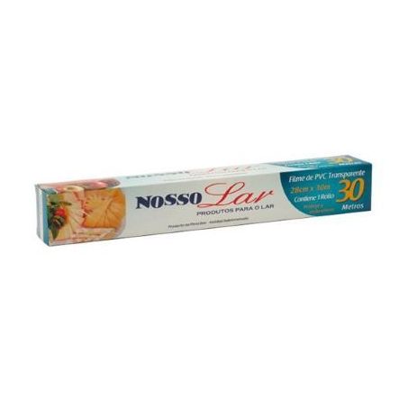 Filme Pvc 28cmx30mt Nosso Lar 1un