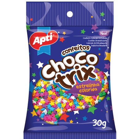 Confeito apti choco trix 30g estrelinha