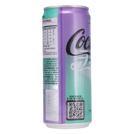 Refrigerante Coca Cola Sem Açúcar K-Wave Fruity Fantasy Lata 310ml 
  360-26