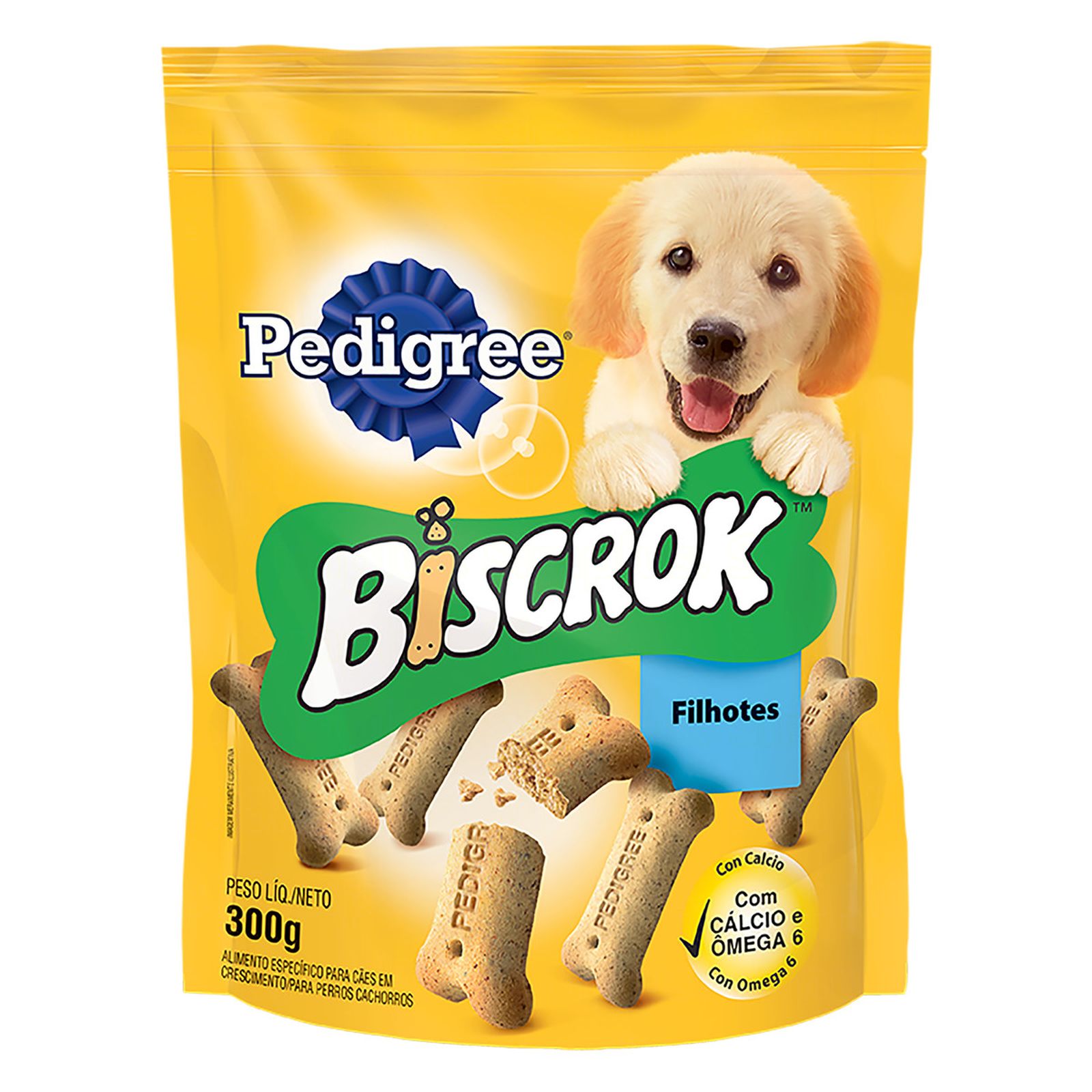PETISCO PARA CÃES FILHOTES PEDIGREE BISCROK SACHÊ