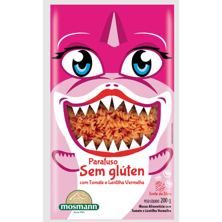 MASSA MOSMANN 200G PARAFUSO S/GLUTEN SHARK