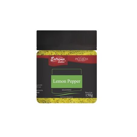 Tempero extremo sabor lemon pepper 150g