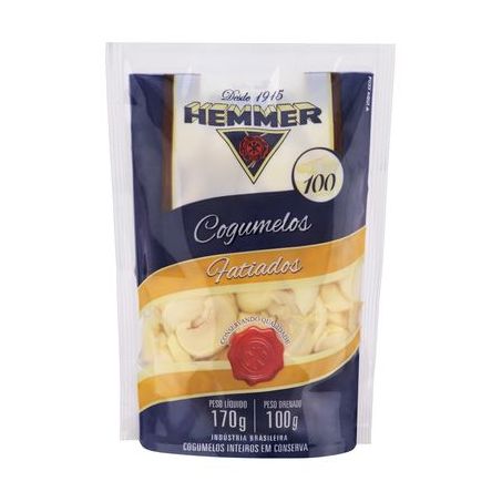 Cogumelo Fatiado Hemmer 100g